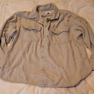 American Eagle Outfitters Light Green Fleece Shirt /shacket  Xl